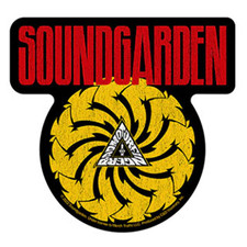Soundgarden Badmotofinger Red & Yellow Logo Sticker
