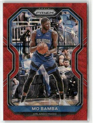 Mo Bamba 2020-21 Panini Prizm Ruby Wave Red Orlando Magic #171