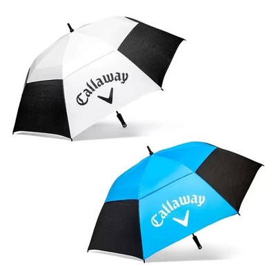 1 x Callaway Golfschirm Auto 62 Zoll Doppeldach winddicht belüftet