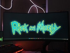 Curved Ultrawide Monitor 21:9 Aspect Ratio Black