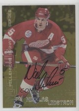 1999 ITG Be A Player Millennium Signature Series Gold Nicklas Lidstrom Auto 10lp