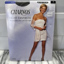 Charnos Light Fantastic Sheer & Clear Tights, Extra Large,Barely Black 7 Denier