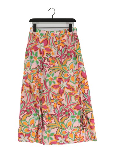 Native Youth Damen Maxi Rock M rosa geblümt 100% Baumwolle lang Maxi - Bild 1 von 5