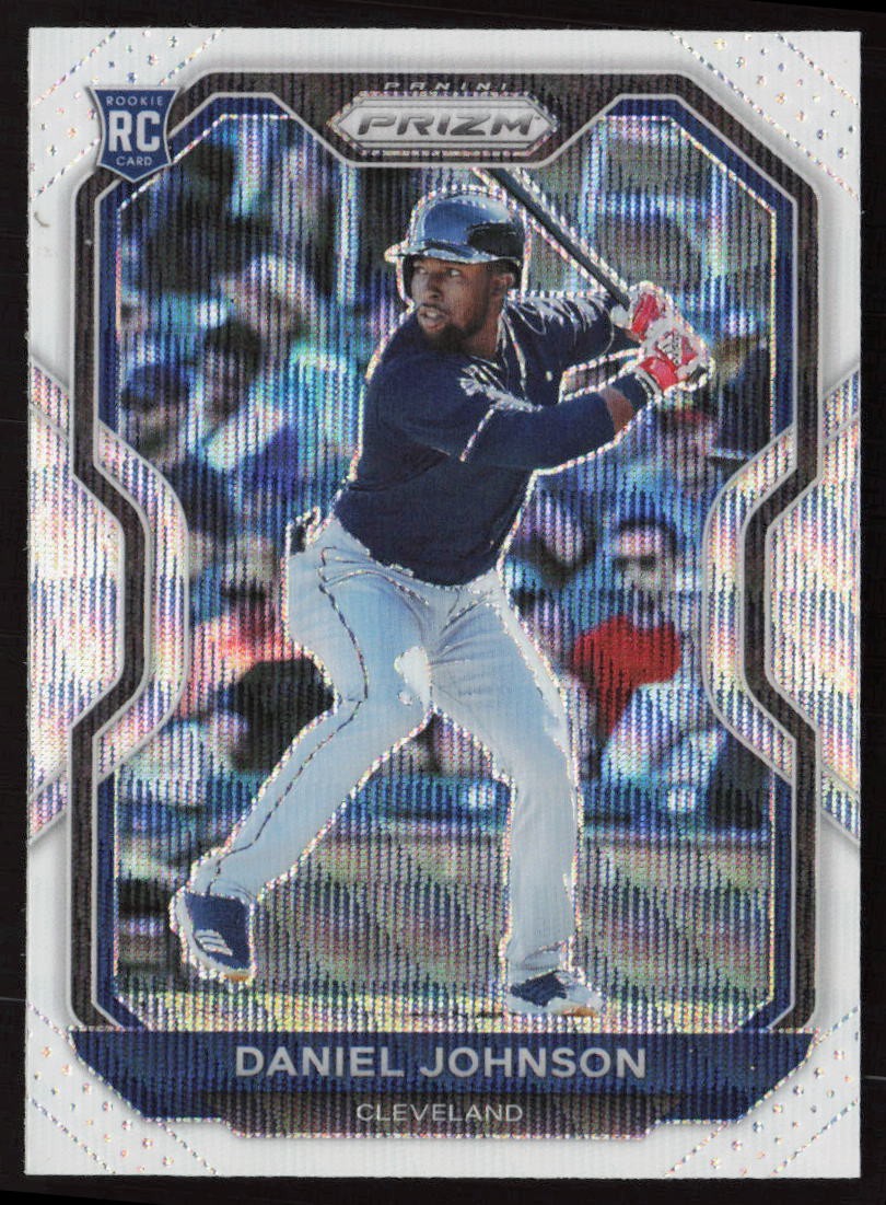 Daniel Johnson 2021 Panini Prizm White Wave Prizm #170 - Cleveland Indians
