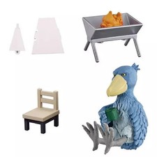 Figurine Gashapon Shoebill avec support de feu de joie série Animal Camp