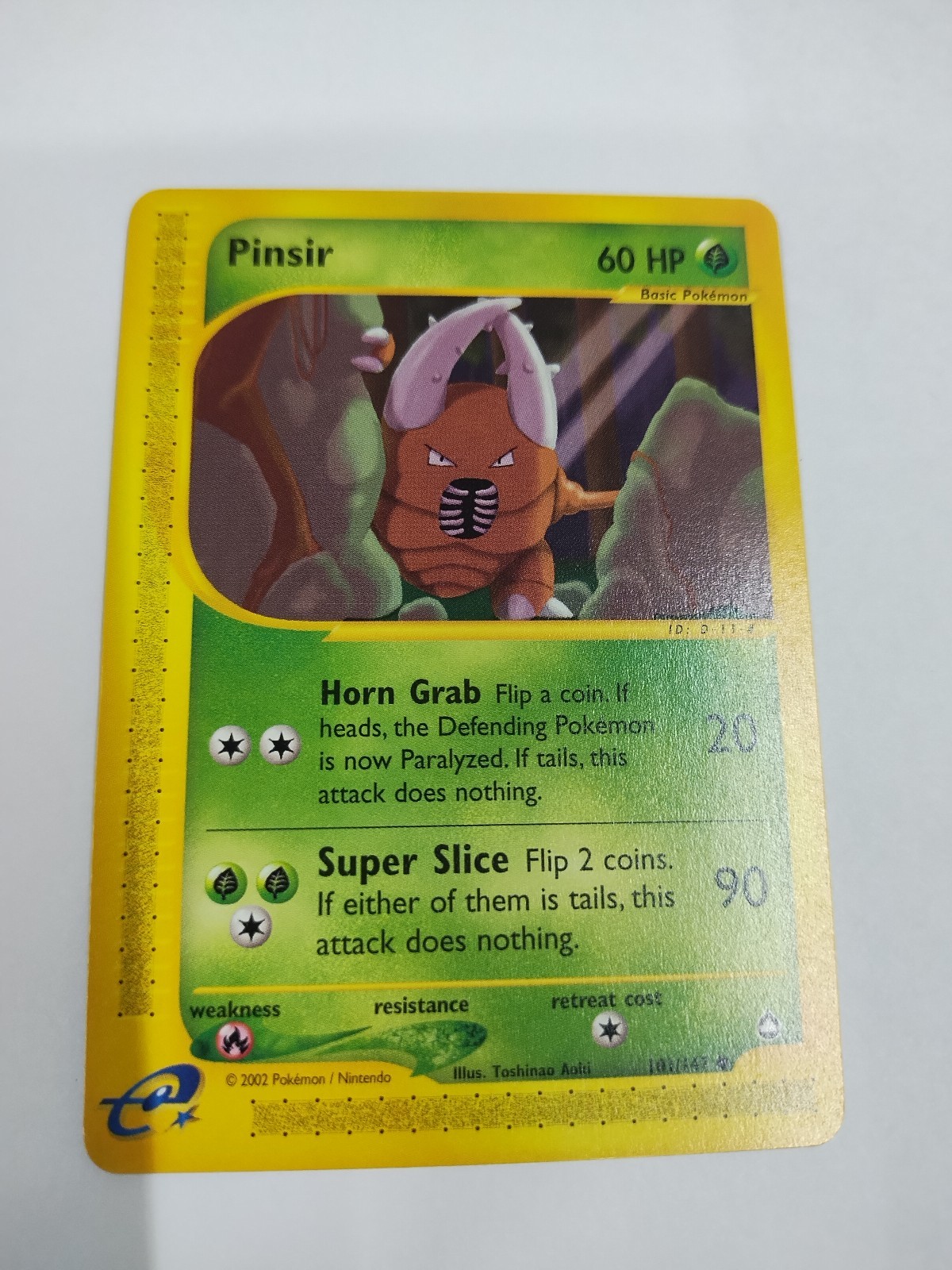 MINT Pinsir Common Aquapolis 101/147