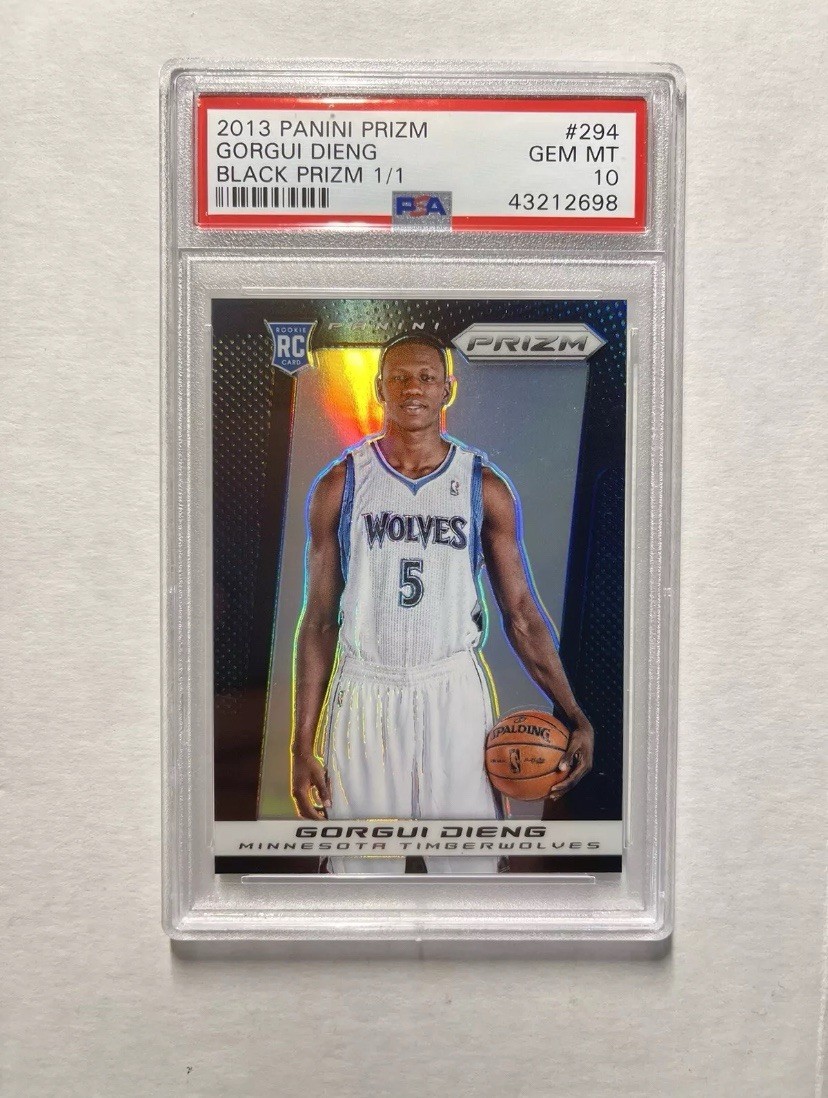 2013 Gorgui Dieng Black Prizm 1/1 Rookie