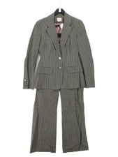 Whistles Damen Zweiteiler Anzug UK 10 Grau Wo...