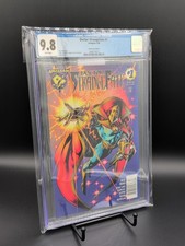 Doctor Strangefate #1 CGC 9.8 Rare Newsstand Edition White Pages 1986 Amalgam