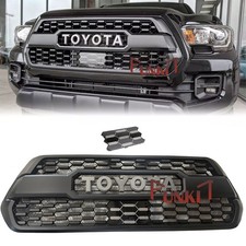Front Grille For Tacoma Grill 2016-2023 Trd Pro Matte Black Mesh Grille Wletter Front Grille For Tacoma Grill 2016-2023 Trd Pro Matte Black Mesh Grille Wletter