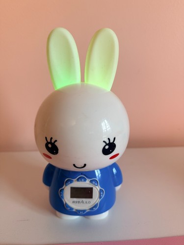 Alilo Big Bunny Early Education Toy, LCD Display, Baby Nightlight G7 Blue