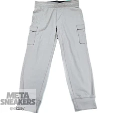 Reflex - L Men's Cargo Sweatpants Tan Sail Comfort Fleece Joggers 90 Degree NWT