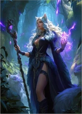 100 MTG Card Sleeves with 100 Inner Sleeve, Textured Back Art Sleeves, Fit Stand