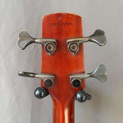 Electric Acoustic Bass Guitar K. Yairi RYB-1000E Fretless Natural