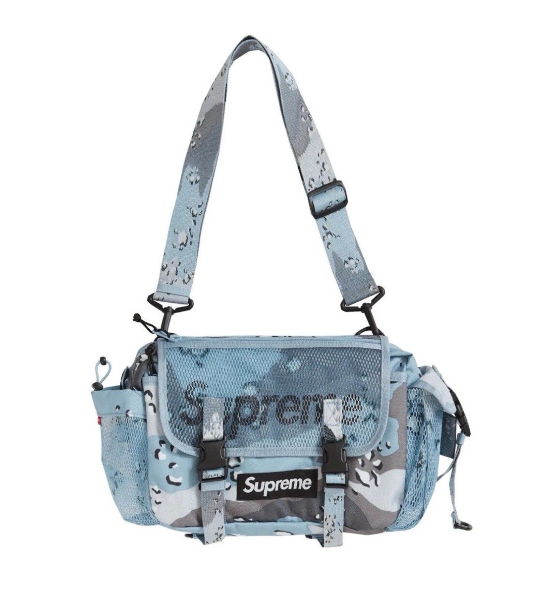 supreme 20ss Waist Bag ブルーチョコチップカモ Supreme Waist Bag Blue Chocolate Chip Camo | eBay