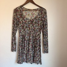 Show Me Your Mumu Stevie Dress  Size Small - Floral Long Sleeve Mini Dress