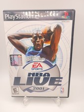 NBA Live 2001 Sony PlayStation 2, Complete with Manual, CIB, Tested