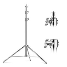 9.2ft Heavy Duty Stainless Steel Light Stand  Photography Tripod for Studio Use
