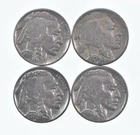 Buffalo Nickels Sharp Horn XF/AU - 1936 1936 1936 1934 Lot Collection *341