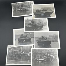 Lot of 7 Vintage Photo Prints Military Machines War History 5 x 7