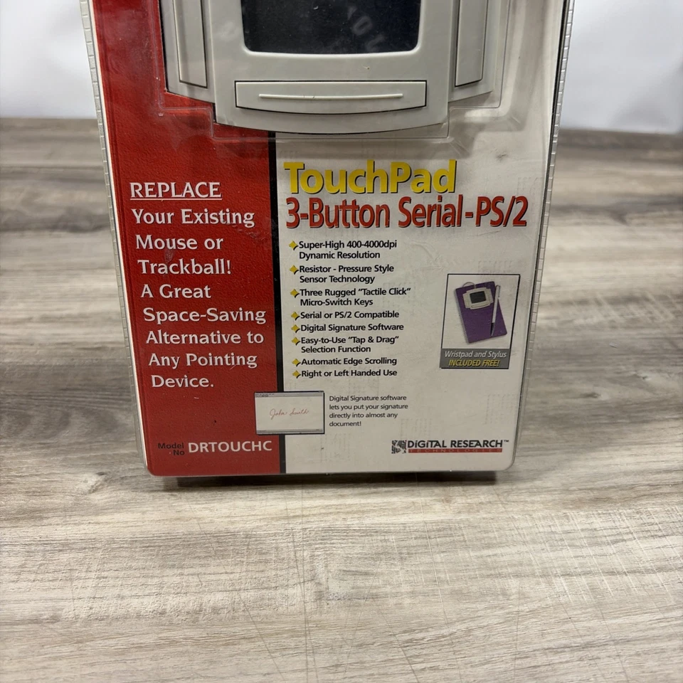 Vintage Rare Digital Research Technology DRTOUCHC touchpad 3-button Serial-PS/2 - Image 2 of 3