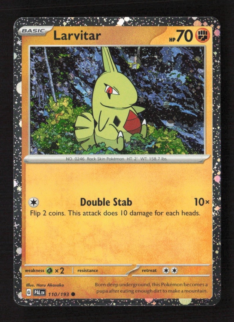Larvitar - (Cosmo Foil) Promo Holo 110/193 NM Pokémon TCG