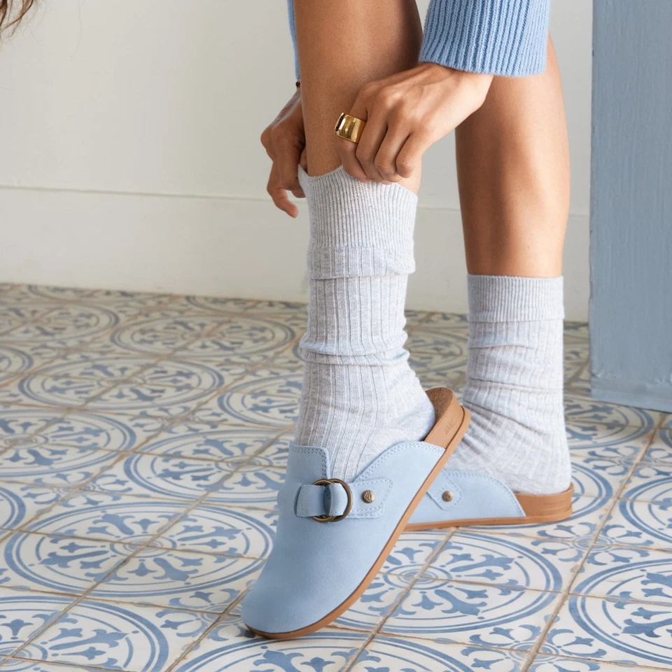 Reef Women's Vista Serenity Dusty Blue Suede Slipper Clogs Size 10 CJ7069 - Image 2 of 4