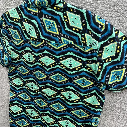 Camicia Empyre Surplus con bottoni uomo XL nera hawaiana manica corta cotone XL - Foto 7 di 10