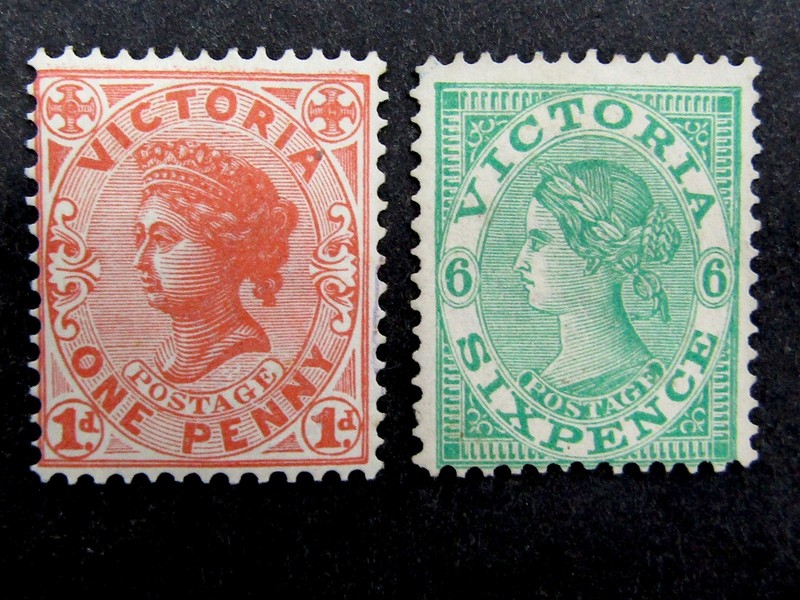 nystamps British Australian States Victoria Stamp # 194A 201 Mint OG H L10y1490