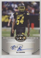 2015 Leaf US Army All-American Bowl Silver 15/50 Eli Brown #BA-EB1 Auto 0w8