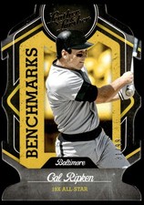 2019 Panini Leather & Lumber Benchmarks Gold Cal Ripken 31/99 Baltimore Orioles
