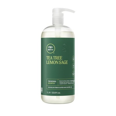 Volumizing Green Shampoo 33.8 Fl Oz Thickening for Fine Hair with Citrus Scent