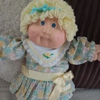 💚🤍💛1983 Cabbage Patch Doll🌟 In HTF Dress 💚🤍💛