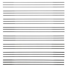 Laubs&auml;geblatt Set 24 St&uuml;ck 130mm Kohlenstoffstahl f&uuml;r Holz Kunststoff Metall
