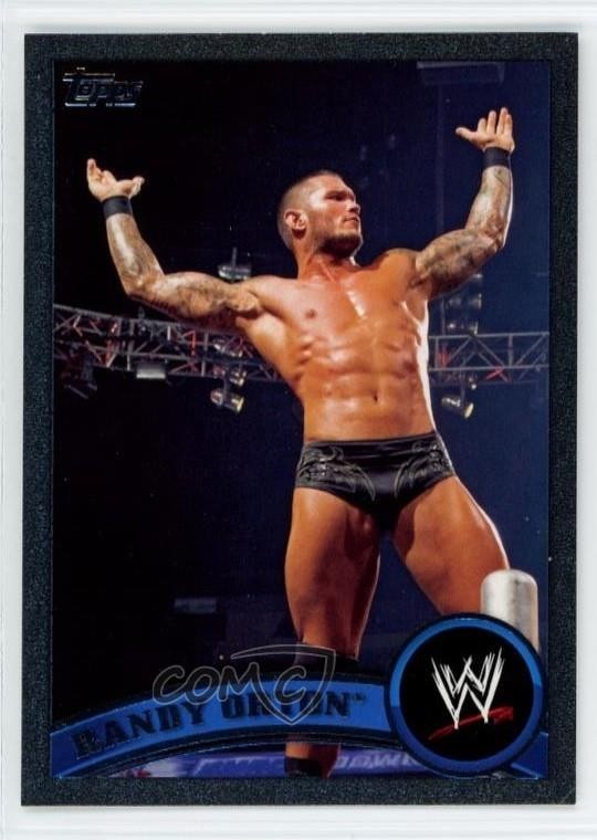 2011 Topps WWE Black 664/999 Randy Orton #2 0sb5