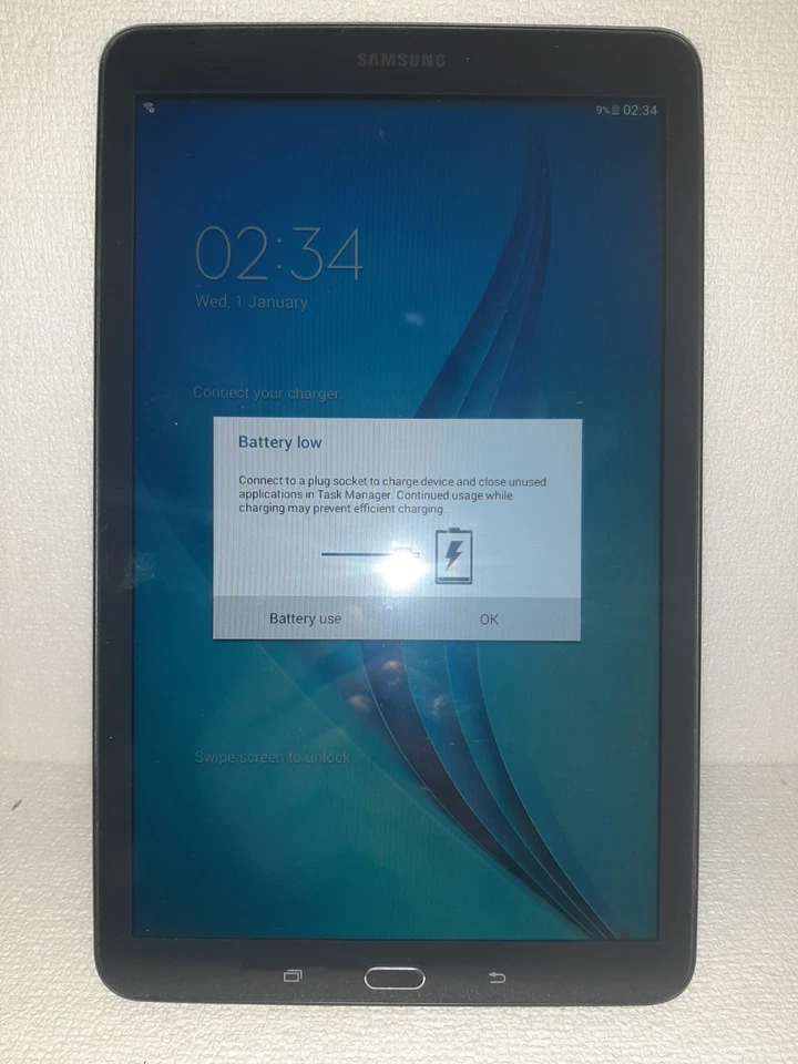 Samsung Galaxy Tab E 9.6” SM-T560 Black Wi-Fi  8GB 5MP Tablet AB Grade, photo 2 of 2