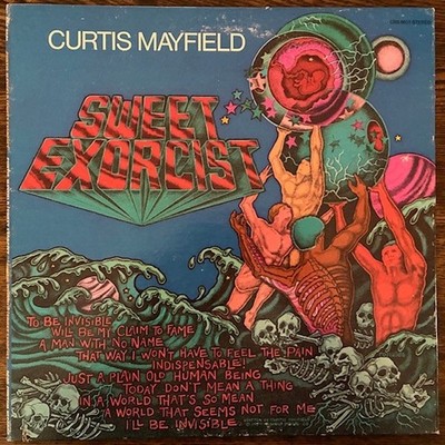 CURTIS MAYFIELD Sweet Exorcist LP Gatefold Cover 1974 Curtom Funk Soul EX