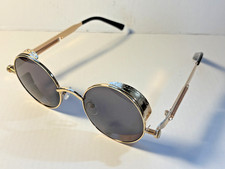 Retro Polarized Round Sunglasses Men Women Vintage Gothic Steampunk Glasses.