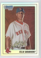 2010 Bowman Chrome Prospects Refractor 439/777 Felix Doubront #BCP102 0b5
