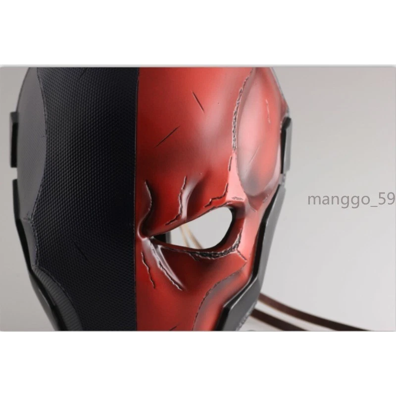 Deathstroke Mask Helmet Justice League Halloween Party Prop Mask Cosplay Gift - Image 2 of 4