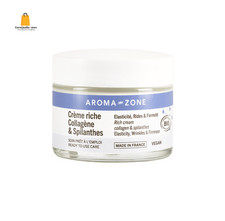 AROMA ZONE Crème Rajeunissante riches Spilanthes anti âge anti imperfections