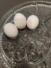 Vintage Indiana Glass Deviled Egg/Relish Platter Tree Of Life Clear Glass 13” — photo 2