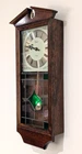 Vintage Emperor Quartz Pendulum Wall Clock - Tested & Working