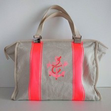Longchamp Leather Tote Bag Unisex Preowned Carry Bag