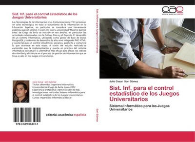Sist. Inf. para el control estadístico de los Juegos Universitarios Julio Cesar 