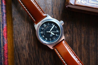 ORIS 7501 Big Crown back skeltonSS Black Dial Automatic Winding