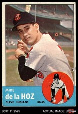 1963 Topps #561 Mike de la Hoz Indians 3 - VG