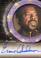 STARGATE SG-1 SEASON 9 AUTOGRAPH A88 ERNIE HUDSON as PERNAUX