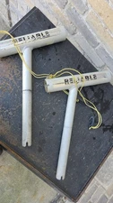 Reliable Gaffe Co. Aluminum Outrigger Rod Holders Pair