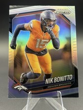Nik Bonitto 2025 Panini Prizm #230 Silver Prizm Denver Broncos 